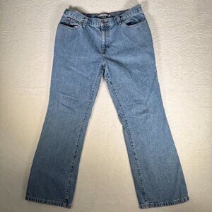 VTG Tommy Hilfiger Jeans Womens 10A Light Wash Mid Rise Classic‎ Fit BootcutY2k